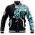 Viking Clothing Fenrir Raven and Vegvisir Tattoo Cyan Baseball Jacket RLT12 - Wonder Print Shop