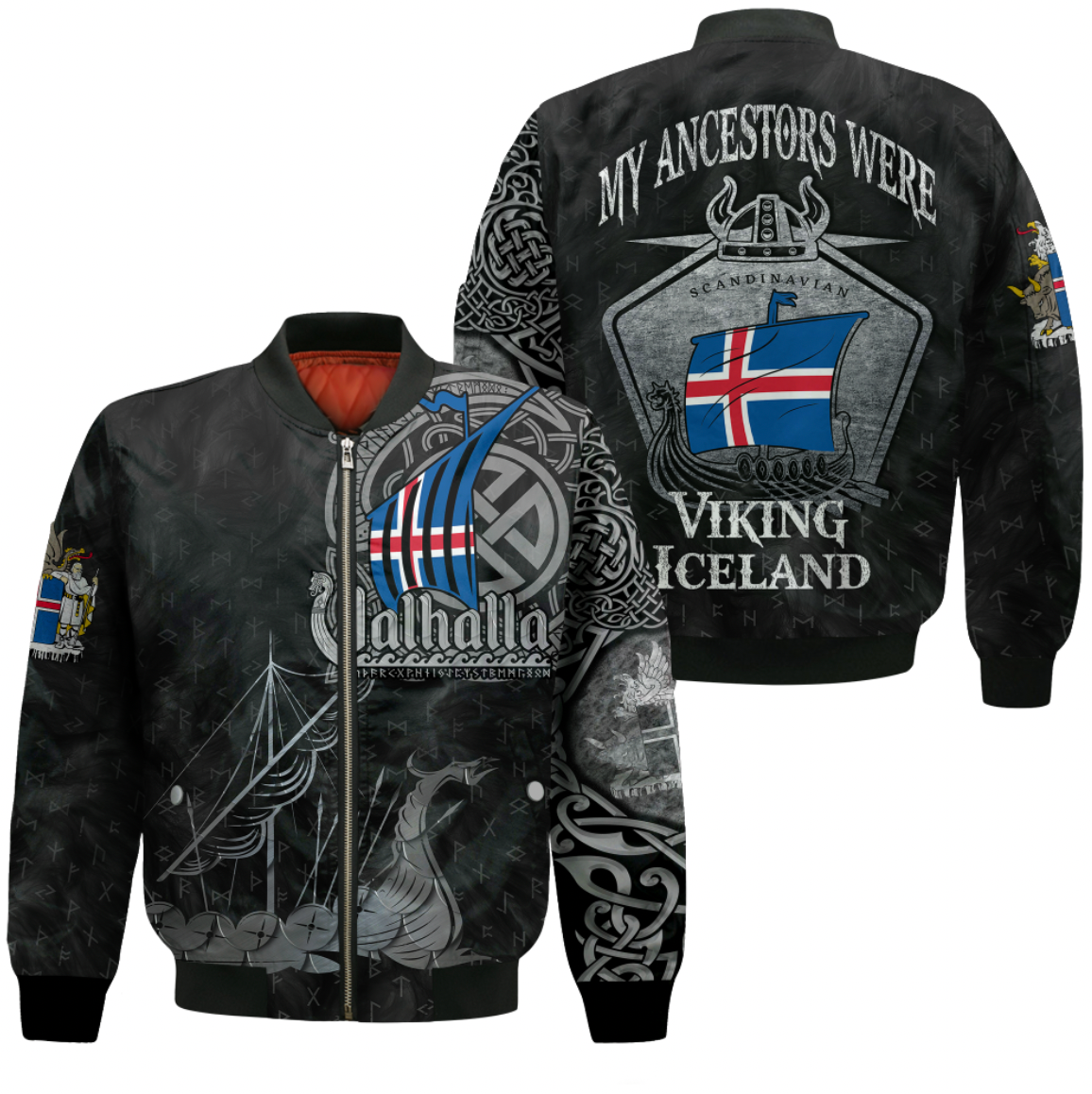 viking-clothing-viking-iceland-drakkar-sleeve-zip-bomber-jacket