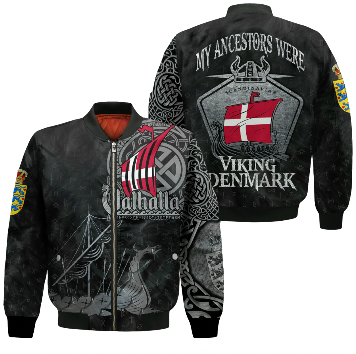 viking-clothing-viking-denmark-drakkar-sleeve-zip-bomber-jacket