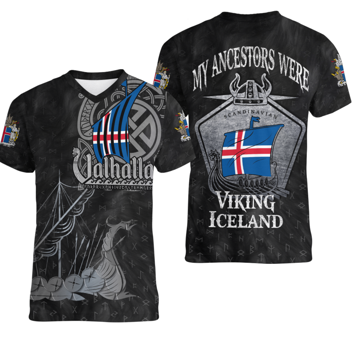 viking-clothing-viking-iceland-drakkar-v-neck-t-shirt