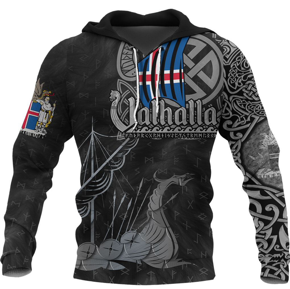 Viking Clothing Viking Iceland Drakkar Hoodie RLT12 - Wonder Print Shop