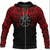 Viking Clothing Viking Odin Helm Of Awe (Red) Zip Hoodie RLT12 - Wonder Print Shop