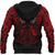 Viking Clothing Viking Odin Helm Of Awe (Red) Zip Hoodie RLT12 - Wonder Print Shop