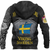 Viking Clothing Viking Sweden Drakkar Zip Hoodie RLT12 - Wonder Print Shop