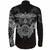 Viking Clothing Viking American Dragon Tattoo Valknut and Vegvisir Long Sleeve Button Shirt RLT12 - Wonder Print Shop