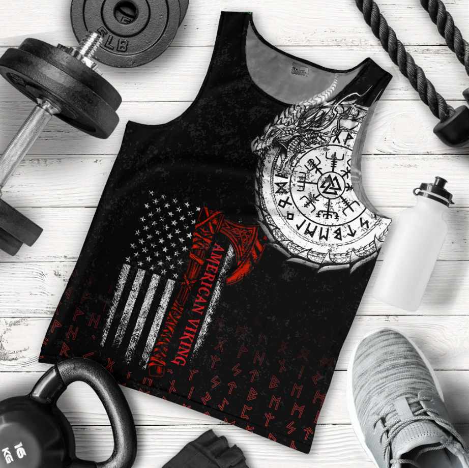 viking-clothing-viking-american-dragon-tattoo-valknut-and-vegvisir-mens-tank-top