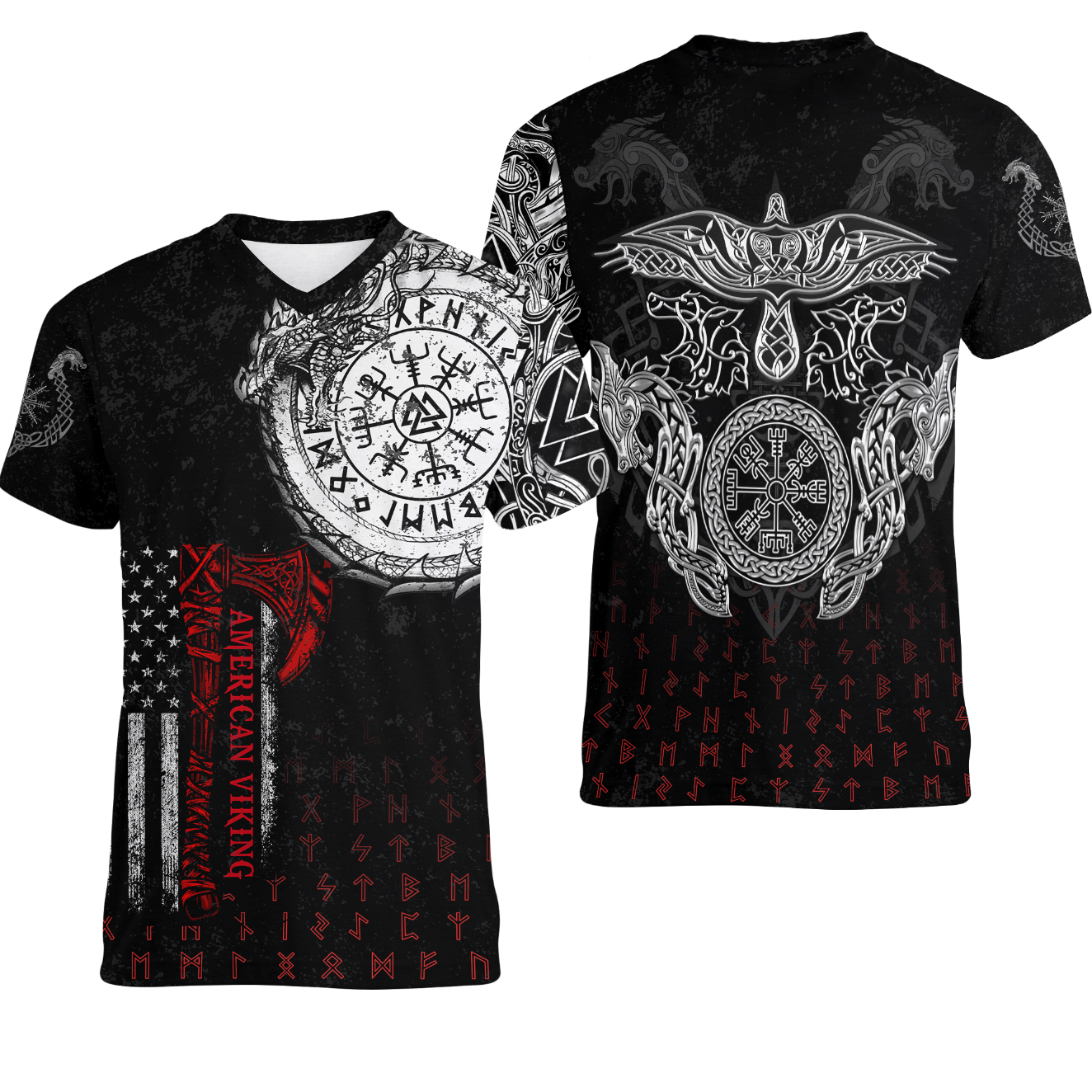 viking-clothing-viking-american-dragon-tattoo-valknut-and-vegvisir-t-shirt