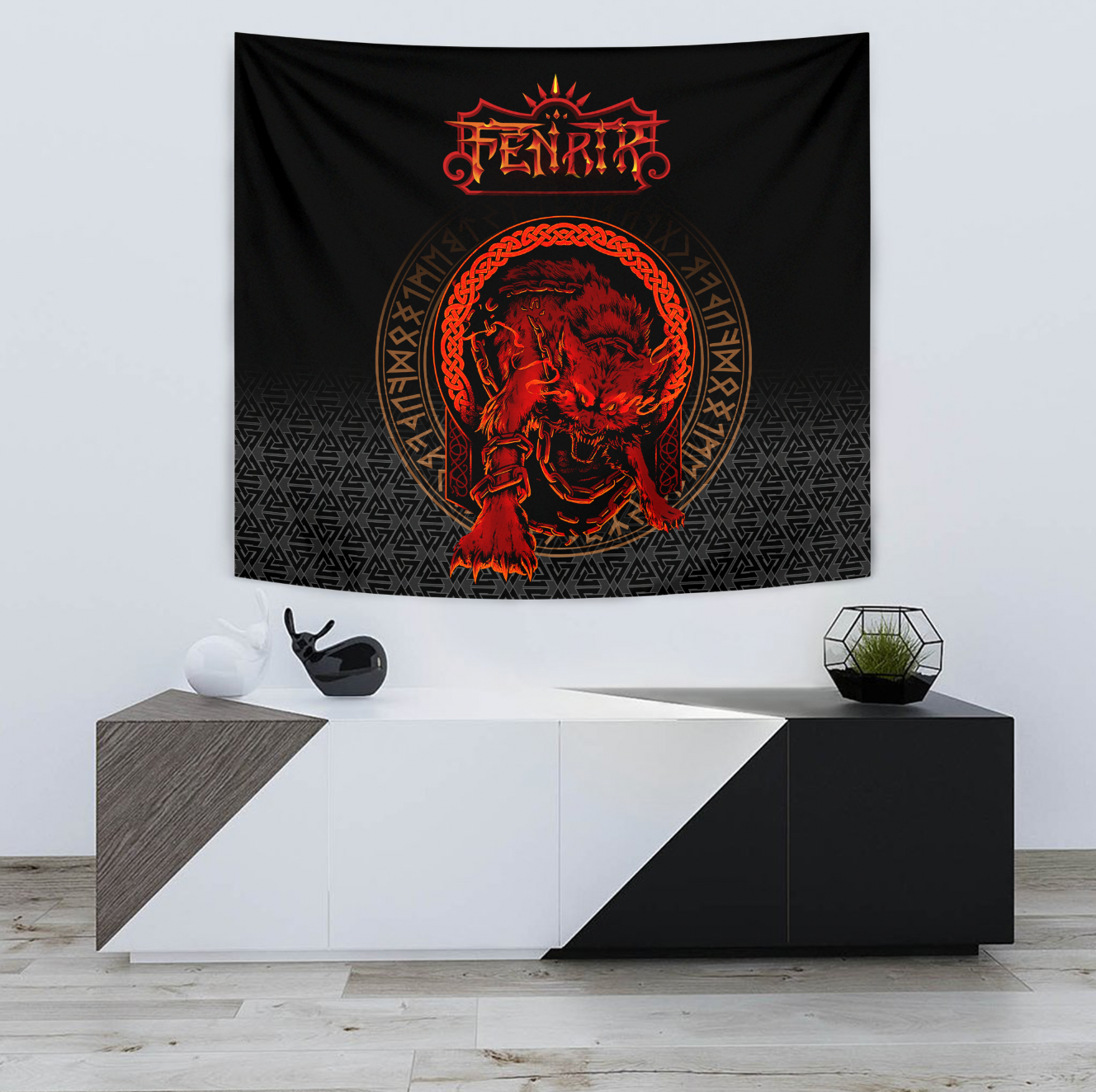 viking-tapestry-viking-fenrir-norse-3d