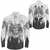 Viking Clothing Viking Odin and Raven Forest Long Sleeve Button Shirt RLT12 - Wonder Print Shop