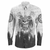 Viking Clothing Viking Odin and Raven Forest Long Sleeve Button Shirt RLT12 - Wonder Print Shop