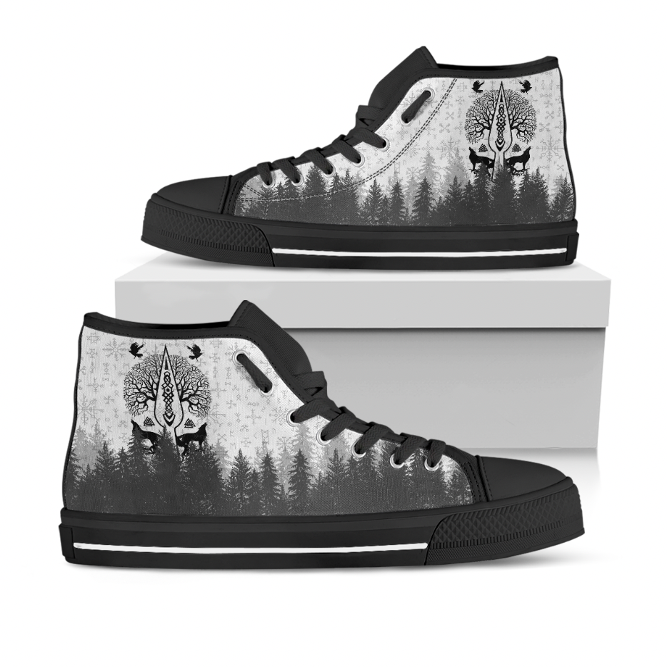 viking-high-top-shoes-viking-spear-of-odin-forest