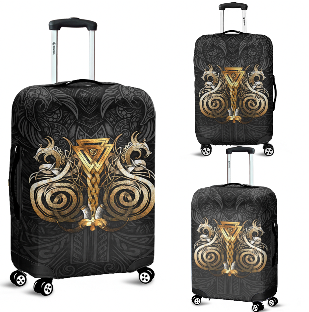 Viking Viking Valknut Odin Norse Mythology Luggage Covers RLT12 - Wonder Print Shop