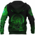 Viking Clothing Viking Fenrir Norse 3D Green Zip Hoodie RLT12 - Wonder Print Shop