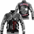 Viking Clothing Hati and Skoll Norse American Viking Baseball Jacket RLT12 - Wonder Print Shop