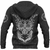 Viking Clothing Viking Odin Raven and Wolf Valknut Viking Hoodie RLT12 - Wonder Print Shop