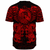 Viking Clothing Viking Dragon and Wolf Tattoo Red Baseball Jersey RLT12 - Wonder Print Shop