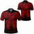 Viking Clothing Viking Dragon and Wolf Tattoo Polo Shirt Red RLT12 - Wonder Print Shop