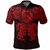 Viking Clothing Viking Dragon and Wolf Tattoo Polo Shirt Red RLT12 - Wonder Print Shop