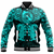 Viking Clothing Viking Dragon and Wolf Tattoo Cyan Baseball Jacket RLT12 - Wonder Print Shop