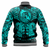 Viking Clothing Viking Dragon and Wolf Tattoo Cyan Baseball Jacket RLT12 - Wonder Print Shop