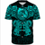 Viking Clothing Viking Dragon and Wolf Tattoo Cyan Baseball Jersey RLT12 - Wonder Print Shop