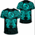 Viking Clothing Viking Dragon and Wolf Tattoo Cyan T shirt RLT12 - Wonder Print Shop