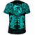 Viking Clothing Viking Dragon and Wolf Tattoo Cyan T shirt RLT12 - Wonder Print Shop