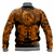 Viking Clothing Viking Dragon and Wolf Tattoo Orange Baseball Jacket RLT12 - Wonder Print Shop