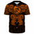 Viking Clothing Viking Dragon and Wolf Tattoo Orange Baseball Jersey RLT12 - Wonder Print Shop