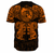 Viking Clothing Viking Dragon and Wolf Tattoo Orange Baseball Jersey RLT12 - Wonder Print Shop