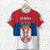 Custom Serbia T Shirt Srbija Flag Style LT8 - Wonder Print Shop