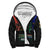 Shweshwe Pattern South Africa Freedom Day Sherpa Hoodie Freedom Is In Your Hands - Wonder Print Shop