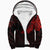 Viking Clothing Viking Odins Raven Tattoo Red Version Sherpa Hoodie RLT12 - Wonder Print Shop