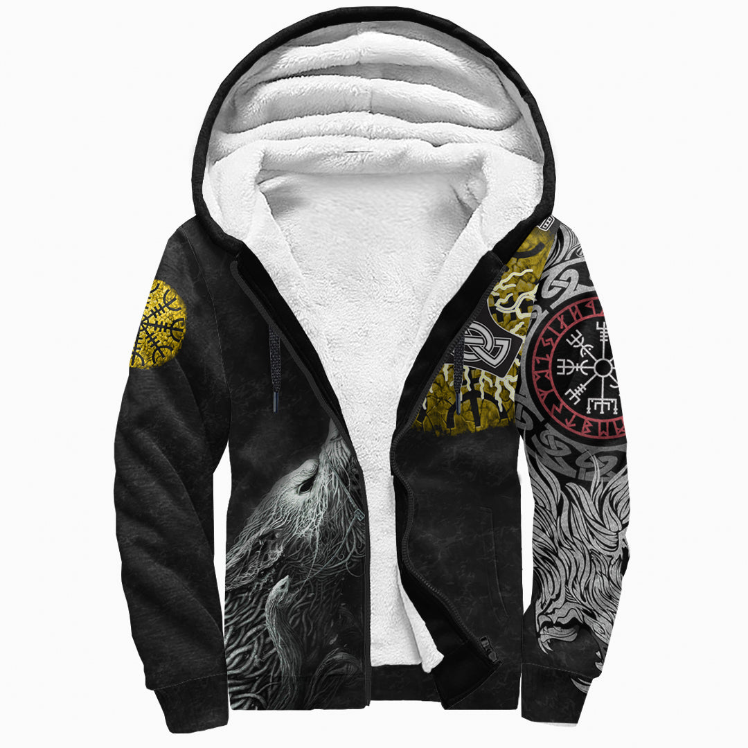 custom-viking-sherpa-hoodie-fenrir-fight-mjolnir-of-thor-on-helm-of-awe