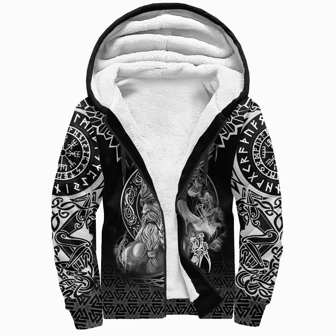 custom-viking-sherpa-hoodie-odin-and-raven-tattoo