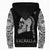 Viking Sherpa Hoodie - Raven and Skull RLT12 - Wonder Print Shop