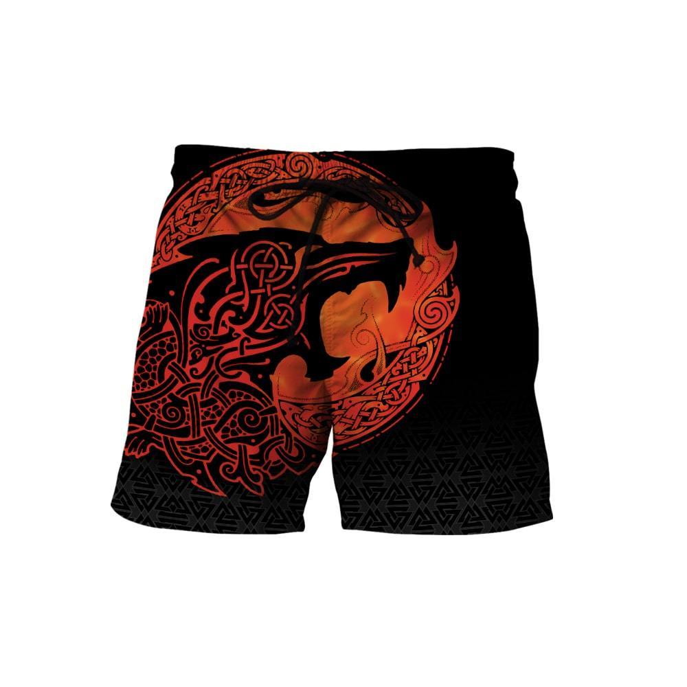 viking-shorts-fenrir-viking-3d-tattoo