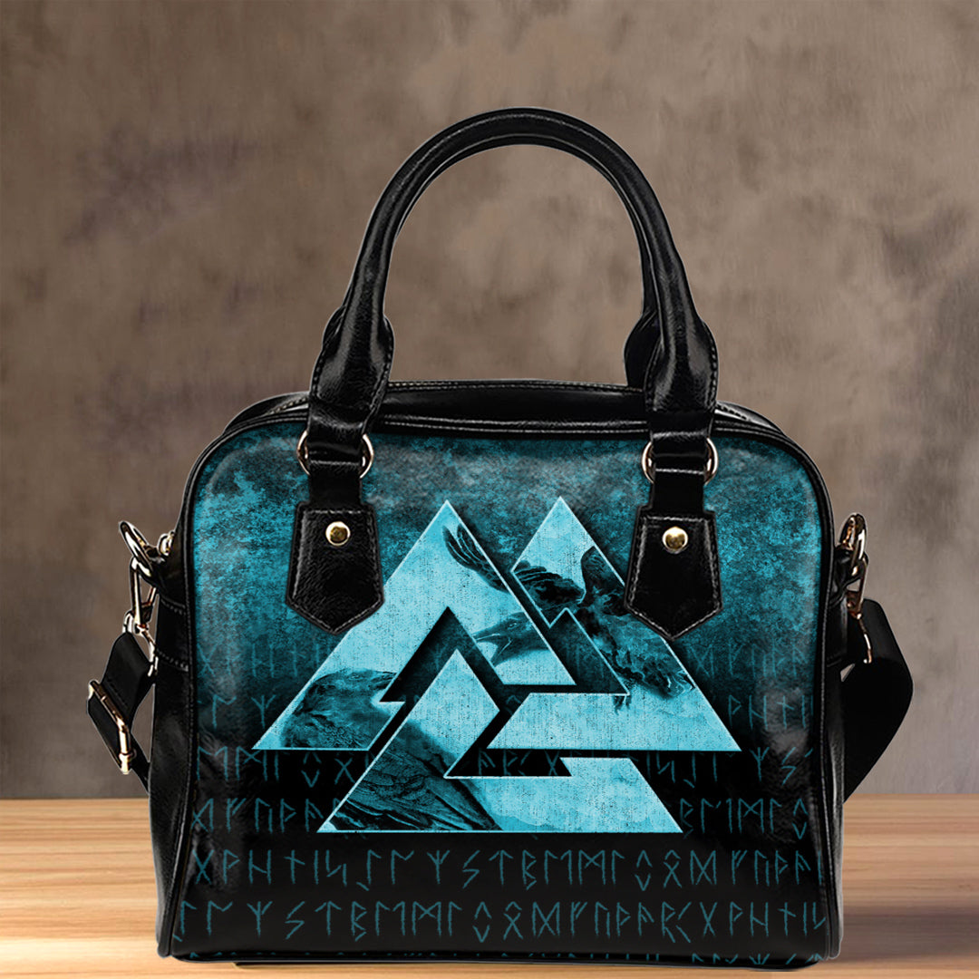 viking-shoulder-handbag-huginn-muninn-ravens-from-odin-viking-cyan-version-shoulder-handbag