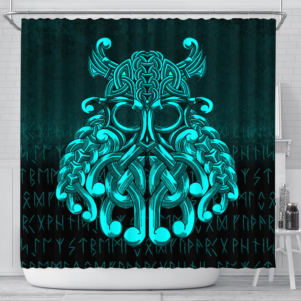 viking-shower-curtain-vikings-odin-valhalla-cyan-version-shower-curtain