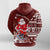 Skiing Santa Schoni Wiehnachte Swiss Christmas Pattern Hoodie - Wonder Print Shop