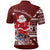 Skiing Santa Schoni Wiehnachte Swiss Christmas Pattern Polo Shirt - Wonder Print Shop