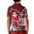 Skiing Santa Schoni Wiehnachte Swiss Christmas Pattern Polo Shirt for Kid - Wonder Print Shop