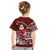 Skiing Santa Schoni Wiehnachte Swiss Christmas Pattern Kid T shirt - Wonder Print Shop