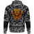 Viking Hoodie Skull Angry with Bandana Paisley Style RLT12 - Wonder Print Shop