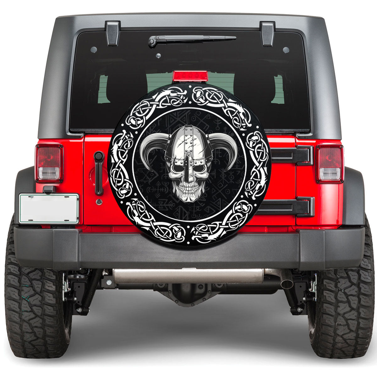 Viking Skull Helmet New Viking Spare Tire Cover RLT12 - Wonder Print Shop