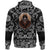 Viking Hoodie Skull Premium with Bandana Paisley Style RLT12 - Wonder Print Shop