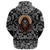 Viking Hoodie Skull Premium with Bandana Paisley Style RLT12 - Wonder Print Shop