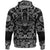 Viking Hoodie Skull Wearing Helmet Over Crossed Battle Axes with Bandana Paisley Style RLT12 - Wonder Print Shop