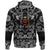 Viking Hoodie Skull Wearing Viking with Bandana Paisley Style RLT12 - Wonder Print Shop