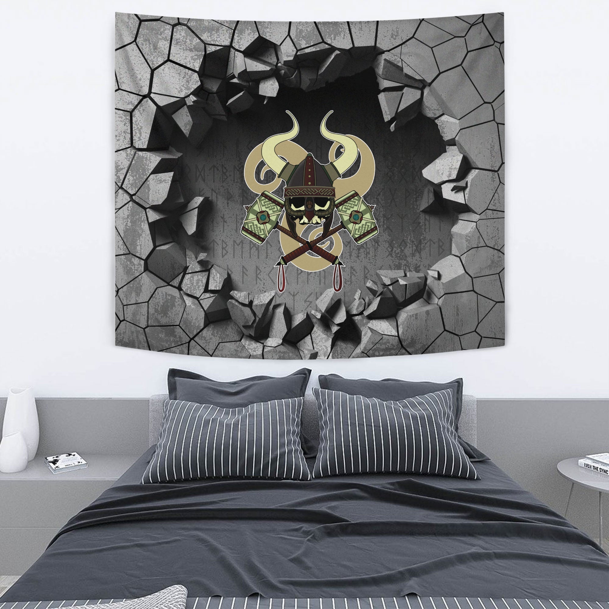 viking-tapestry-skull-with-braided-hair-and-horned-hat-tapestry